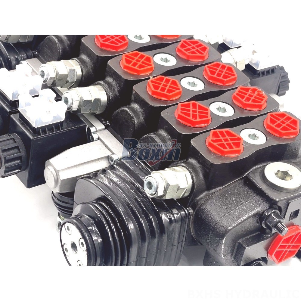 Industrial Hydraulics | Manual 8 Spool Sectional Directional Valve | Global Supplier detail image